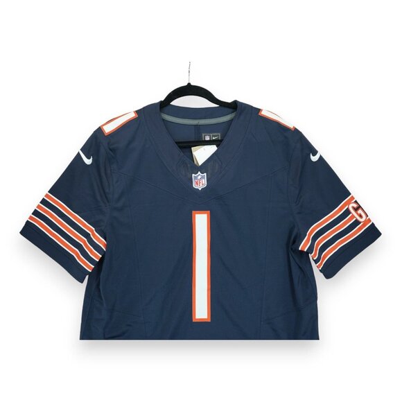 NWT Nike Justin Fields #1 Chicago Bears Men's Jersey 31NM-CCLH Men’s Large - Picture 3 of 6